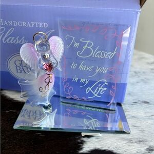 Glass Angel Figurine